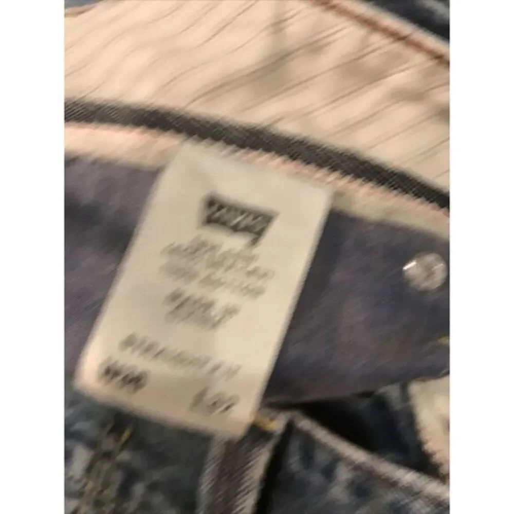 Vintage!! Levis 701 S Straight Fit‎ Light Wash Jeans 36x32